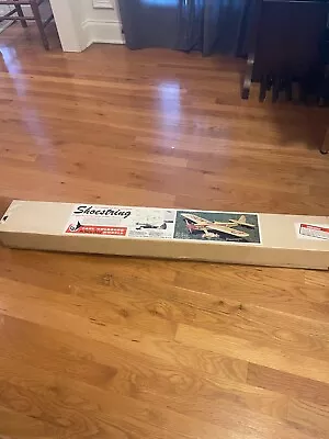 Vintage Carl Goldberg Shoestring R/c Balsa Airplane Model Kit 54  Wingspan G26 • $299