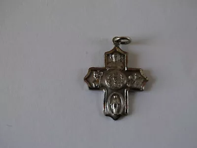 Vintage Sterling Silver Medal “I Am A Catholic Please Call A Priest” 1  X 3/4  • $29.99