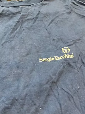 Sergio Tacchini T-Shirt-made In USA-XL-Vintage Early 90s • $6