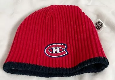 NHL Montreal Canadiens Reversible Knitted Winter Stretch Beanie Hat OSFM • $14