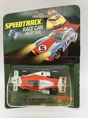 Matchbox Speedtrack Slot Car INDY F1 Marlboro M-26 • $89.99