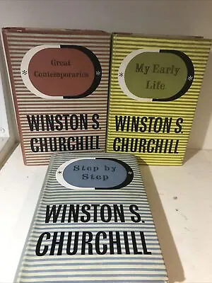 My Early Life Great Contemporaries Winston  S. Churchill 1948 Oldham’s 3 Books • £19.99
