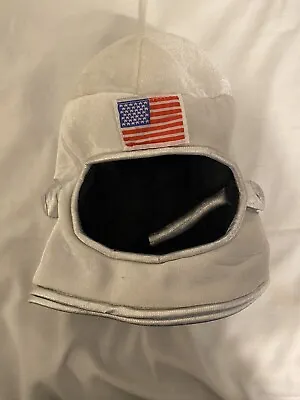 Child Astronaut White Helmet Spaceman Pilot Sci Fi Kids Fancy Dress Hat • $9.99