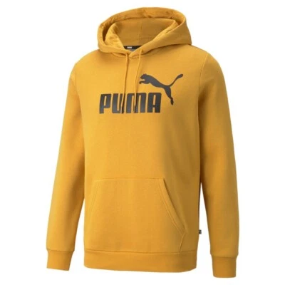 $55 • Buy PUMA Essentials Big Logo Men's Hoodie Mineral Yellow Men's Size US Small RRP $75
