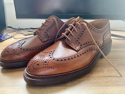 Crockett & Jones Pembroke Tan Scotch Grain - UK7 • $700