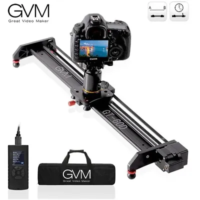 GVM GT-J80D 23inch Motorized Camera Video Slider Tracking Rail Real-Time Lapse • $399