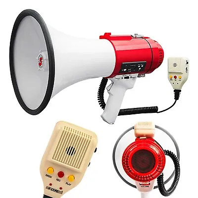 5Core 60W Megaphone Speaker Pro Bullhorn Handheld Police Siren Voice Recording • $30.99