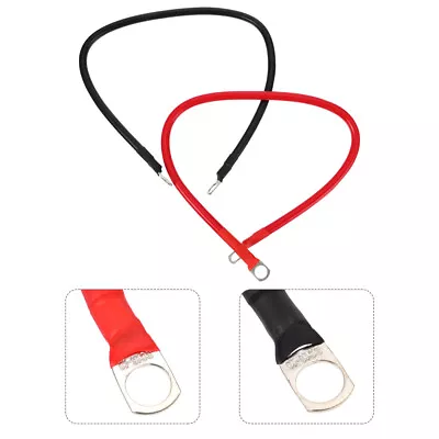 2pcs Motorcycle Battery Cable Marine Battery Cable Auto Ground Cable • $15.99