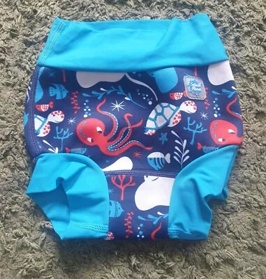 Splash About Under The Sea Happy Nappy Size XL Age 1-2 Years • £3