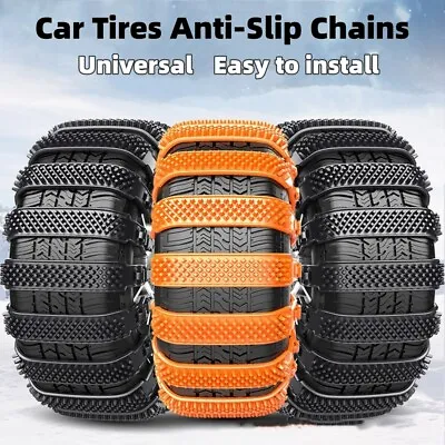 1/4/8/16/20PCS Snow Chain Anti-Skid Emergency Winter Driving For Car Truck SUV • $6.39