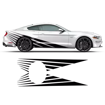 Rising Sun Side Graphics For Ford Mustang 2015 - 2022 • $282.18