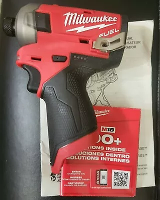 Milwaukee 2551-20 M12 FUEL SURGE 12-Volt  1/4 In. Hex Impact Driver (Tool-Only)  • $114.99