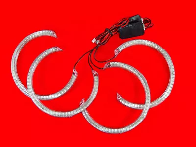 240x UHP White LED Angel Eye Halo Ring Kit For DEPO Brand BMW Headlights E46 • $80.96