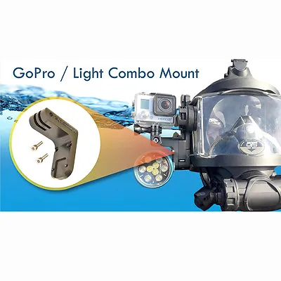 Guardian Full Face Mask GoPro / Light Combo Mount For Accessory Rail System • $59