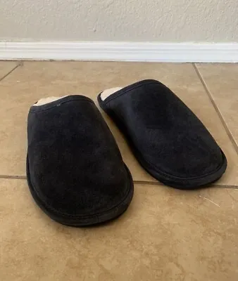 $190 Vince Suede Hampton Shearling Lined Slippers • $20