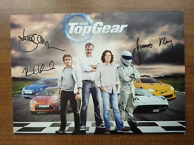 £9.99 • Buy Top Gear Pre-signed Cast Photo Card Richard Hammond, James May, Jeremy Clarkson 
