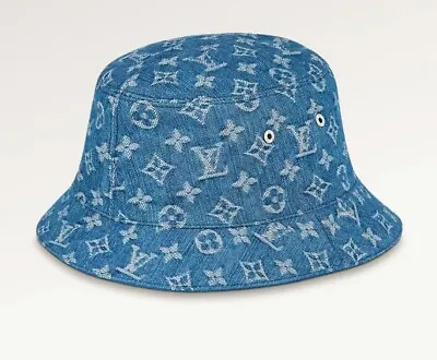 Louis Vuitton Monogram Bucket Hat LV Denim Bucket Hat Monogram* • $245
