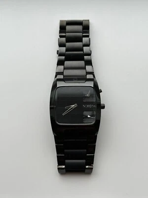 £69 • Buy NIXON The BANKS ALL BLACK WATCH Need Fix