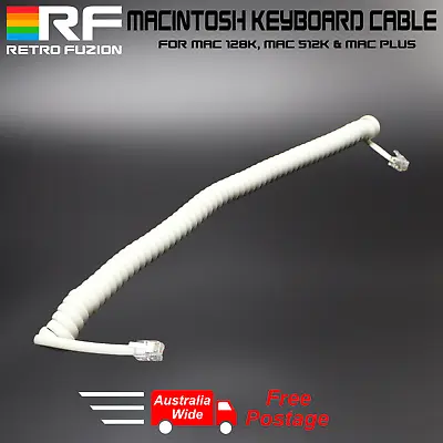 Macintosh 128k 512K Plus Keyboard Cable - For M0110 & M0110A • $12.84