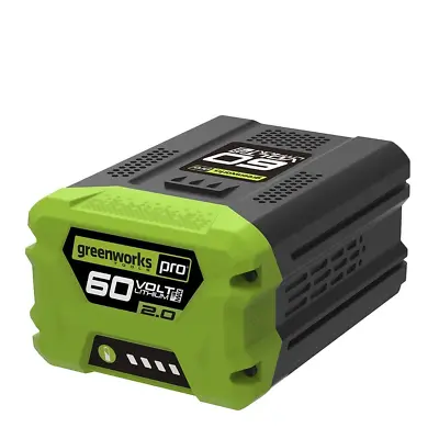 Battery 60V 2.0Ah Greenworks Lithium-Ion (Li-Ion) Rechargeable Spare Replacement • £119.99