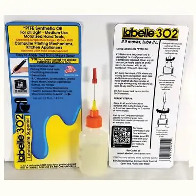 Labelle 302 PTFE Synthetic Oil For Light • $28.50