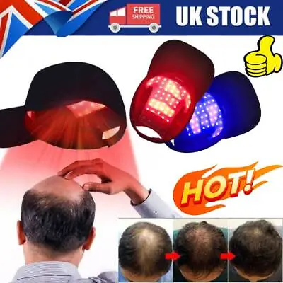 650nm Red Light Therapy Hair Loss Treatment Laser Cap Growth Regrowth Helmet • £4.88