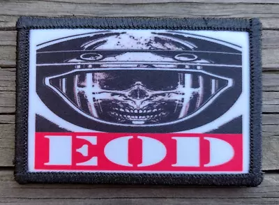 EOD Bomb Squad Morale Patch Hook And Loop Army Military Custom Tactical 2A Gear • $8.79