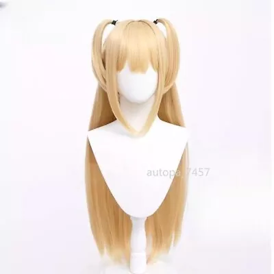 Death Note Cosplay Anime Misa Amane Yellow Wig Beauty Fashion Halloween New Gift • $23.25