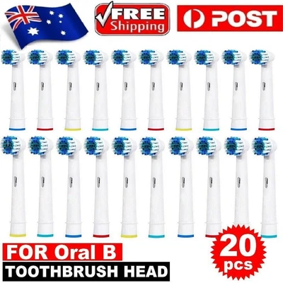 $21.99 • Buy New 20pcs Electric Toothbrush Heads Replacement For Oral B Braun Models Series