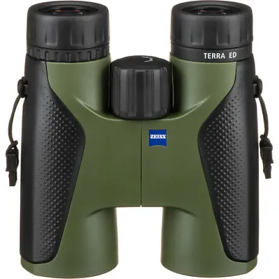 Carl Zeiss 10 X 42 Terra ED Binoculars - Green & Black (UK Stock) BNIB • £439