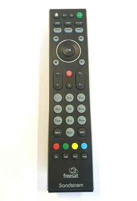 £9.95 • Buy Genuine Original Sandstrom Shdfsat12 Freesat Remote Control