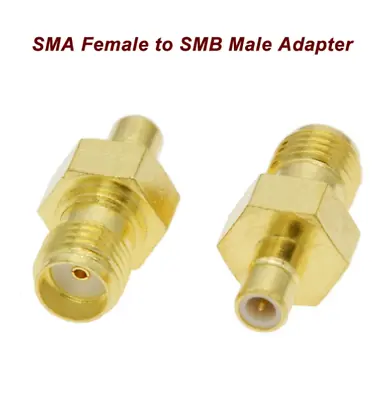 £3.85 • Buy SMA Female To SMB Male Plug Adapter Converter Connector X1