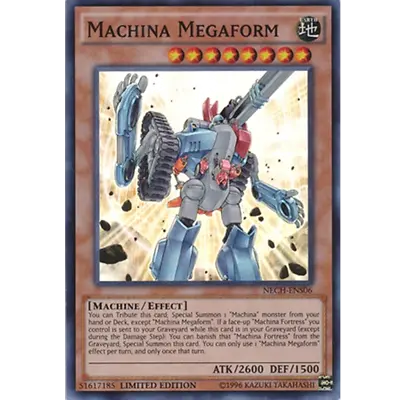 Machina Megaform - NECH-ENS06 - Super Rare - Limited Edition • $1.25