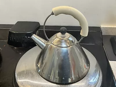 Alessi Bird (Stove Hob Top) Kettle  - Michael Graves White  Whistle Missing • £14.99