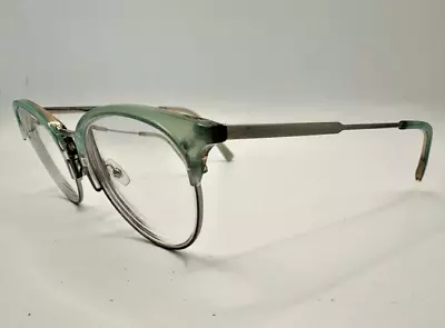 Vera Wang Green Chrome Round Designer Women's Eyeglasses Frames V547 49-21-135 • $22.88