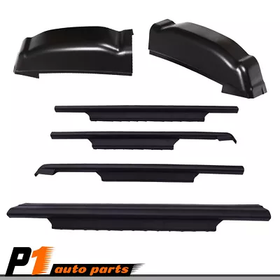 Fit For Silverado GMC Sierra 2500/3500 Crew Cab Corners Rocker Panel Guard 01-06 • $74.10