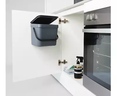 7L Rectangular Flip Top Bin Kitchen Bathroom Garbage Waste Bin Capacity 7L Weigh • $8.13