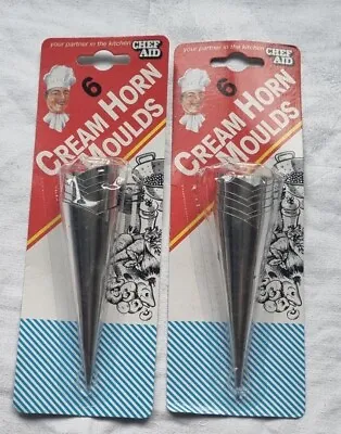 Chef Aid Cream Horn Moulds X 12 New • £1.79