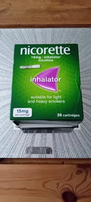 £31 • Buy Inhalator Nicorette 15 Mg - 36 Cartridges Brand New Expiry Date 02/26 