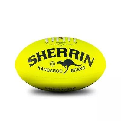 Sherrin Official AFL Kangaroo Brand KB Synthetic Soft Grip Football Size 3 2 1 • $34.90