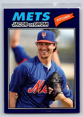 2018 TOPPS ARCHIVES PURPLE JACOB DEGROM /175 #118 10a • $4.79