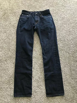 J Brand Kane Slim Straight Leg Dark Blue Jeans Men's Size 30x32 RAW Made In US • $34.95