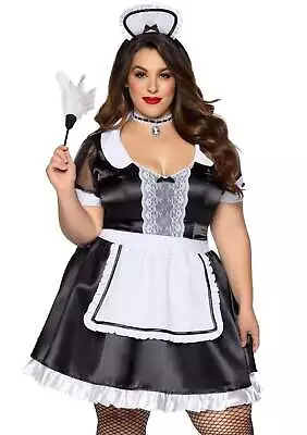 Brand New Plus Size Classic French Maid Costume Leg Avenue 86922X • $79.99