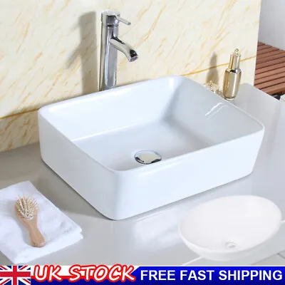 £40.90 • Buy Bathroom Cloakroom Vanity Wash Basin Sink Countertop Modern Oval / Rectangular