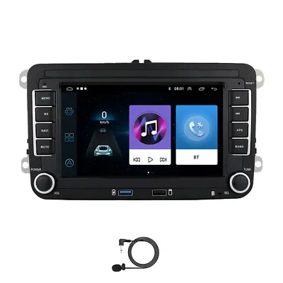 7  2Din Android Stereo GPS Carplay Radio For VW PASSAT B6 GOLF JETTA Tiguan Polo • $114.69