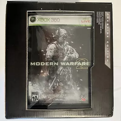 Modern Warfare 2 Prestige Edition Xbox 360 Game Night Vision Goggles Sealed • $474