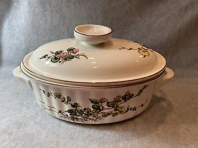 EXCELLENT Villeroy & Boch Luxembourg Botanica Oval Casserole Dish With Lid • $62