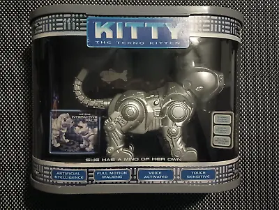 Vintage 2000 Manley Toy Quest Kitty The Tekno Kitten Robot Unopened 14612 • $35