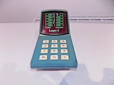 Vintage Milton Bradley Logic 5 Handheld Memory Sequence Computer Game UNTESTED • £23.07