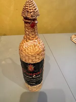 Vintage Fragal Lisbon Wicker Wine Bottle • $34